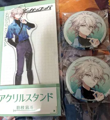 단간론파 로손 아크릴 스탠드 글리터 캔뱃지 코마에다 나기토