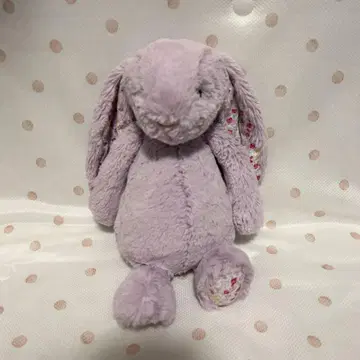 JELLYCAT 연보라색 토끼 모양 봉제 인형