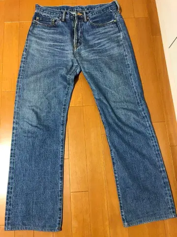 rats 스트레이트 데님 청바지 파랑