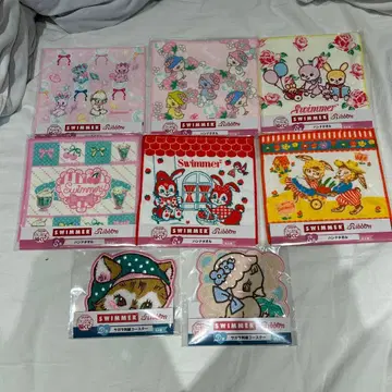 swimmer 복권 핸드 타월, 코스터