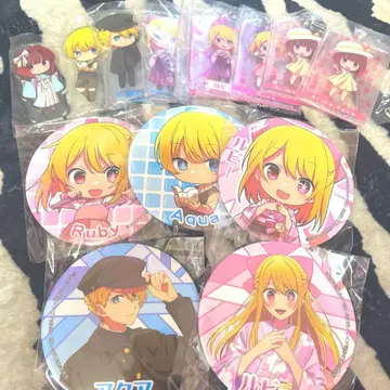 최애의 아이 제일복권 아크릴 키링 아크릴 스탠드 캔뱃지