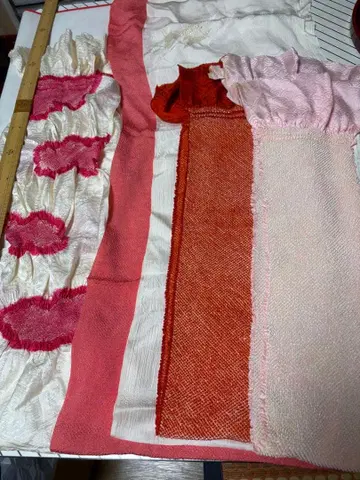 오비아게, 5개. 일본 정통 의상 소품 세트 빨간색, 핑크, 화이트