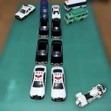 미니카 세트 경시청 순찰차 크라운 4세대 센추리 4 외 총 12대