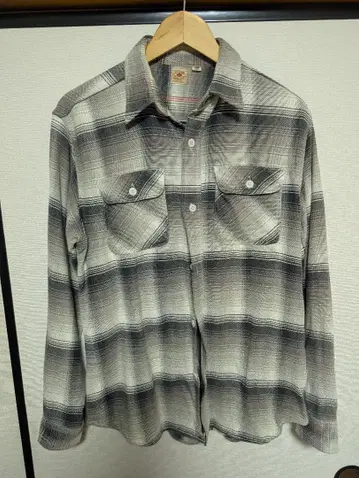 SUGAR CANE 체크 무늬 헤비 플란넬 셔츠 L 구제 의류 아메카지