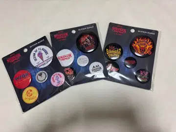 3COINS 스트레인저 싱스 캔 배지 3개 세트