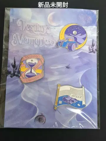 ATEEZ Destiny's Memories 핀 배지 세트