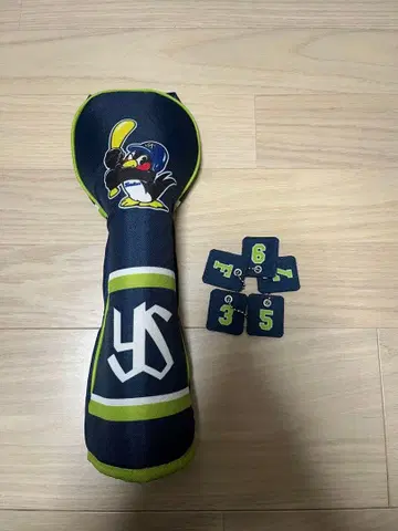 도쿄 야쿠르트 스왈로스 츠바쿠로 골프 헤드커버 페어웨이 우드용