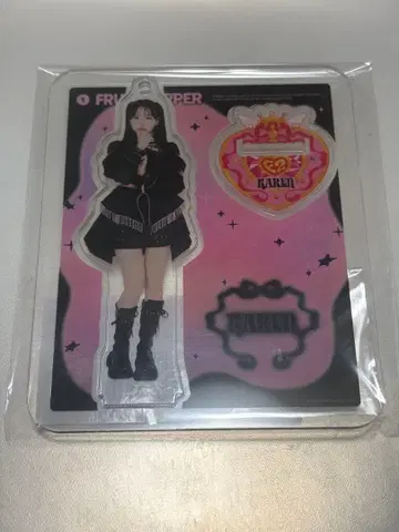 마츠모토 카렌 아크릴 스탠드 흑의상 블랙 의상 FRUITS ZIPPER