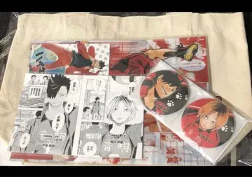 점프 페스타 하이큐 네코마 켄마 쿠로 토트백 캔뱃지