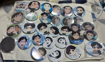 유리 onICE 카츠키 유우리 캔뱃지 세트