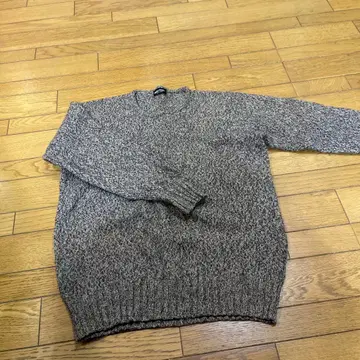 SINA DONNA 브라운 니트 스웨터 긴팔