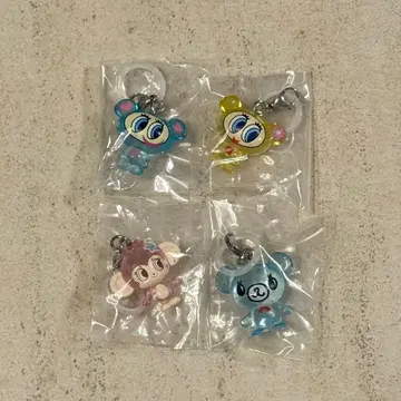 나루미야 캐릭터즈 메지루시 액세서리 4개 세트