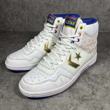 초레어 컨버스 ALL STAR 26.5 레인보우 스티치 화이트 금