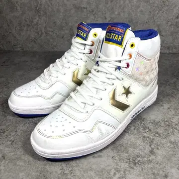 초레어 컨버스 ALL STAR 26.5 레인보우 스티치 화이트 금