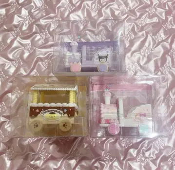 산리오 기차풍 소품함 마이멜로디 폼폼푸딩 쿠로미