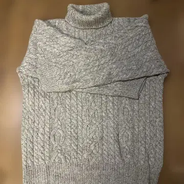 REGAL 케이블 니트 스웨터 L 그레이