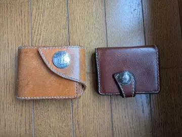 가죽 이단 접이식 지갑 2세트