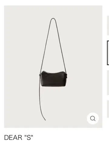 [ 미사용 새상품 ] ENOF DEAR 'S' 블랙