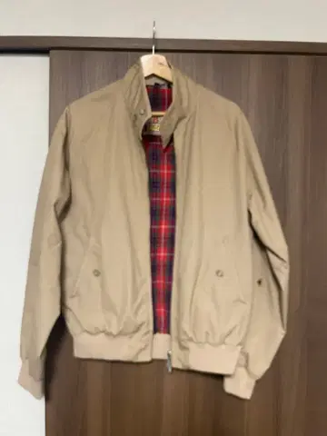 바라쿠다 G9 해링턴 자켓 베이지 영국제