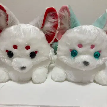 쵸콘과 구미호님 봉제 인형 티슈 커버 2종 세트