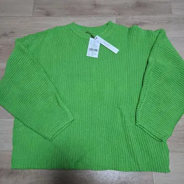 [ 미사용 ] VACANCY 그린 니트탑