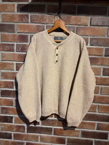 오스카 드 라 렌타 헨리넥 니트 빈티지 XL 사이즈 구제 의류