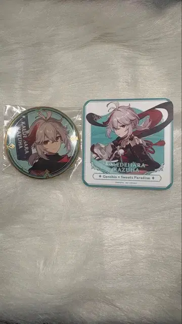 카에데하라 카즈하 스이파라 혜택 캔뱃지 코스터