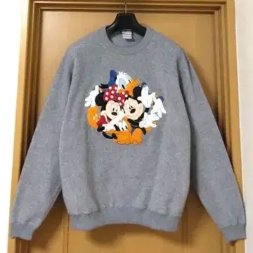 디즈니 미키마우스 플리스 맨투맨 트레이닝복 빈티지
