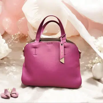 탁한 퍼플 경량 2WAY 숄더백