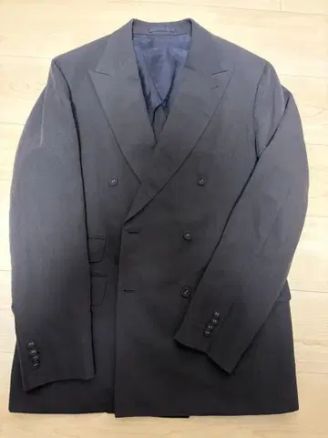 KABEL 울 린넨 더블 셋업 브라운