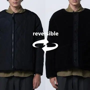 TAION (타이온) 밀리터리 리버서블 크루넥 다운 자켓