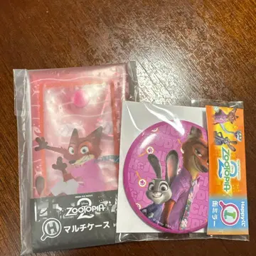 주토피아2 Happy 복권 주디 닉 I상 H상 캔 거울 파우치