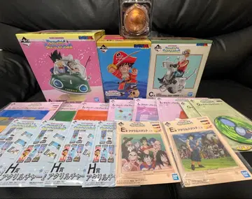 드래곤볼 원피스 피규어 세트