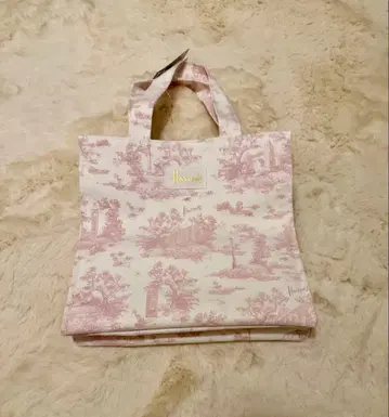 해롯 토와르 드 주이 패턴 토트백