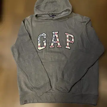 GAP 후드 부착 후드티 XL 그레이