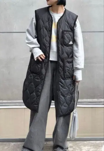 [ GEVACO ] 게바코 퀼팅 롱 베스트