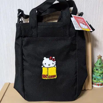 새상품 헬로키티전 사가 미니 보틀 인 숄더백 2way