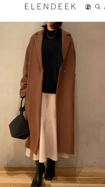 ELENDEEK 코쿤 체스터 코트