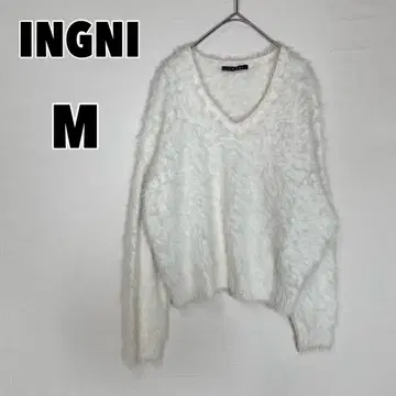 INGNI 잉그 (M) V넥 샤기 니트