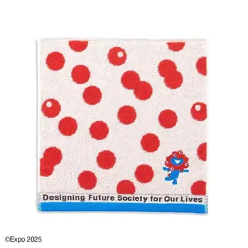 미야쿠미야쿠 미야쿠미야쿠 도트 DL 타월 손수건 레드