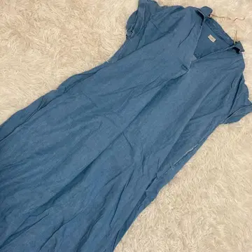 그린 라벨 릴랙싱 데님 원피스 라이트 블루 F