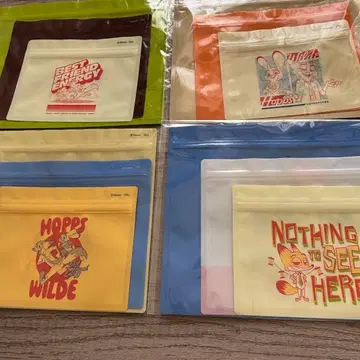 해피 복권 주토피아2 J상 지퍼 백 4종