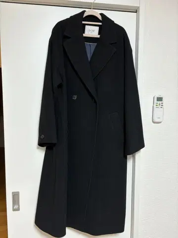 SLOBE INA 블랙 롱 코트