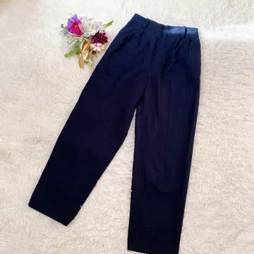 [ SHIPS/쉽스 ] 네이비 스트레이트 팬츠 허리밴딩(S) 루즈핏