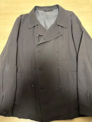 KABEL 울 린넨 커버올 브라운