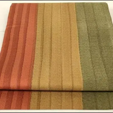 나고야 오비 오렌지 그린 스트라이프 컬러풀 크리스마스 컬러