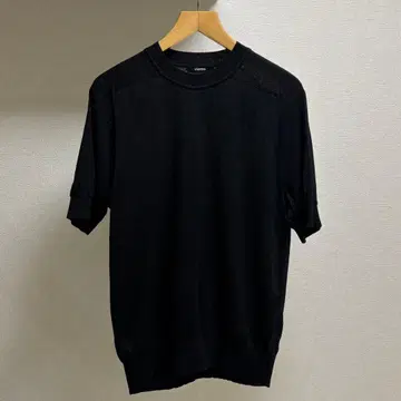 UMEDA / 반팔 니트 블랙