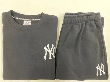NY 양키스 맨투맨&팬츠 속기모 셋업 L L사이즈