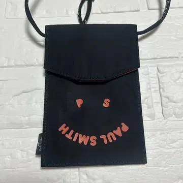 [새상품급] PAUL SMITH 스마트폰 숄더백 블랙