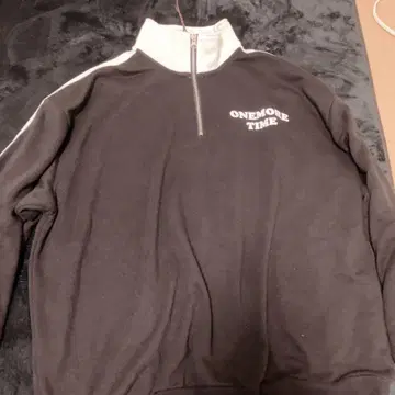 ONEMORE TIME 하프 지퍼